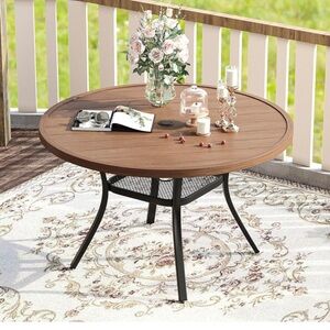 Gorgeous outside patio table.NEW‎ IN BOX.